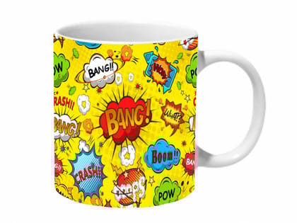 Multicolor Comic Exclusive Ceramic Mug