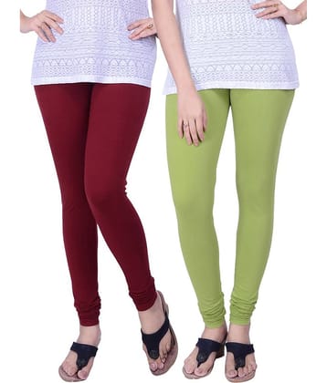 Tcg Cotton Lycra Pack of 2 Leggings