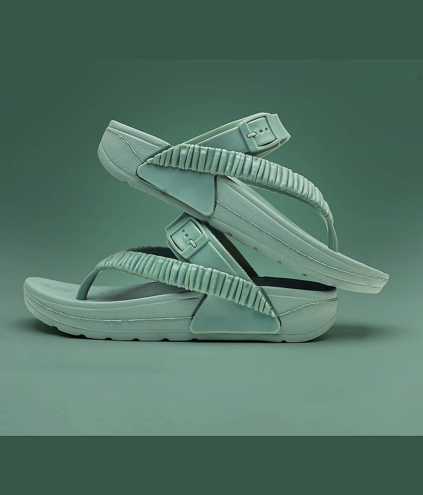ASIAN Green Women's Thong Flip Flop