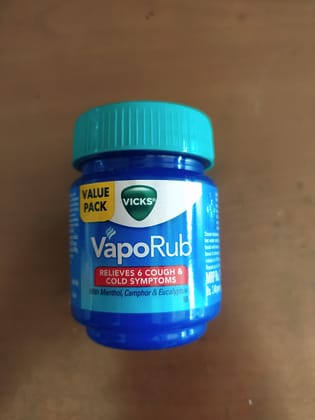 Value Pack Vicks Váporub Relieves 6 cough & Cold symptoms With menthol, camphor & eucalyptus of 
