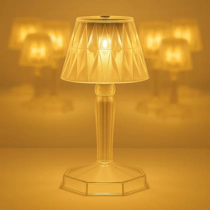 2 in 1 Transparent Mini Crystal Table LampReflection Light