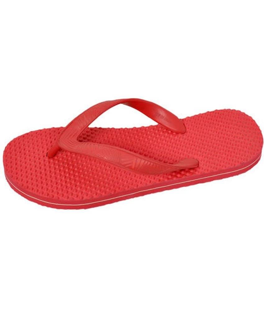 METAMORPH Red Flip Flops