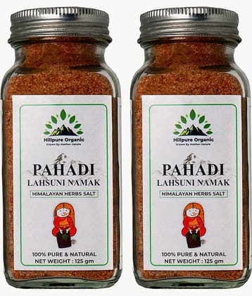 Hillpure Organic Pahadi Lahsuni Namak 125 gm Pack of 2