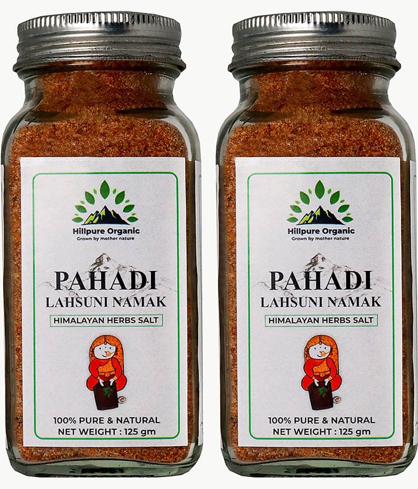 Hillpure Organic Pahadi Lahsuni Namak 125 gm Pack of 2