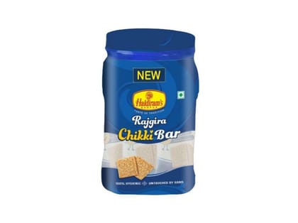Haldiram's Rajgira Chikki Bar Packed Sweets - 360 Gm - Pack of 2