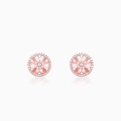 Anushka Sharma Rose Gold Season of Love Stud Earrings