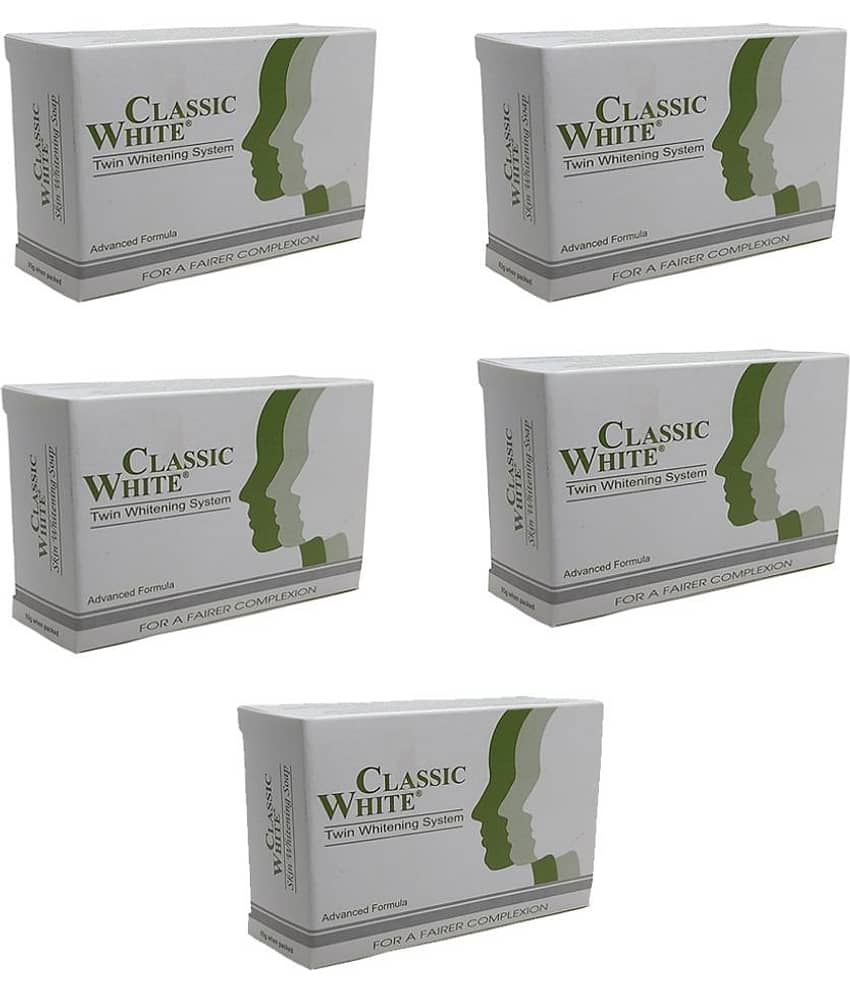 Classic White Skin Whitening Soap for All Skin Type ( Pack of 5 )