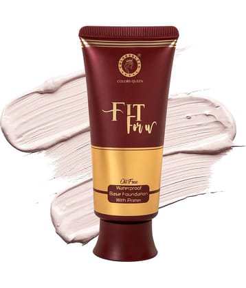 Colors Queen Fit For U Oil Free and Long Lasting Liquid Foundation Sheer Ivory (Shade - 01)