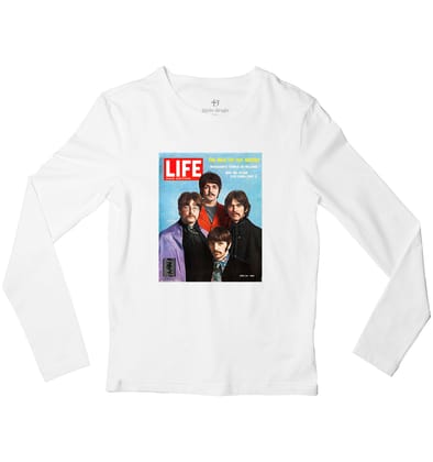 The Beatles Full Sleeve T-shirt-42 - L / White