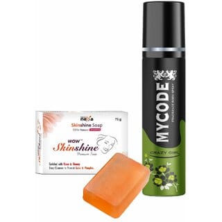 (Combo Of 2) Indkus Nexa My Code Body Spray 75 ML and Handmade Soap 75 Gm