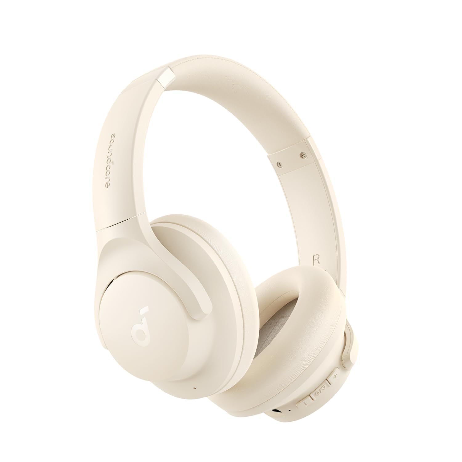 soundcore by Anker Q20i Hybrid Active Noise Cancelling Headphones, Wireless Over-Ear Bluetooth, 40H Long ANC Playtime, Hi-Res Audio, Big Bass, Customize via an App, Transparency Mode (White) soundcore by Anker Q20i Hybrid Active Noise Cancelling Headphon