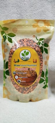 ODON NATURAL Cold Press MASOOR DAL  Unpolished Non-Combustion I Hand Pounded Stone Grounded I High Protein & Fiber -1kg