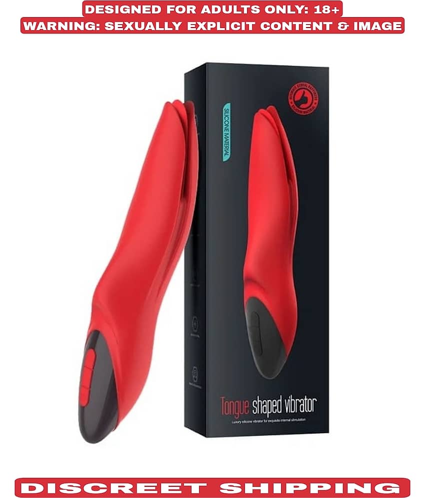 WIRELESS LU-XURY SILICONE TONGUE SHAPED VIBRATOR IN 10 VIBRATION MODES+7 TONGUE VIBRATION WITH MAGNETIC USB CHARGING OPTION BY KAMAHOUSE (LOW PRICE SEX TOYS)