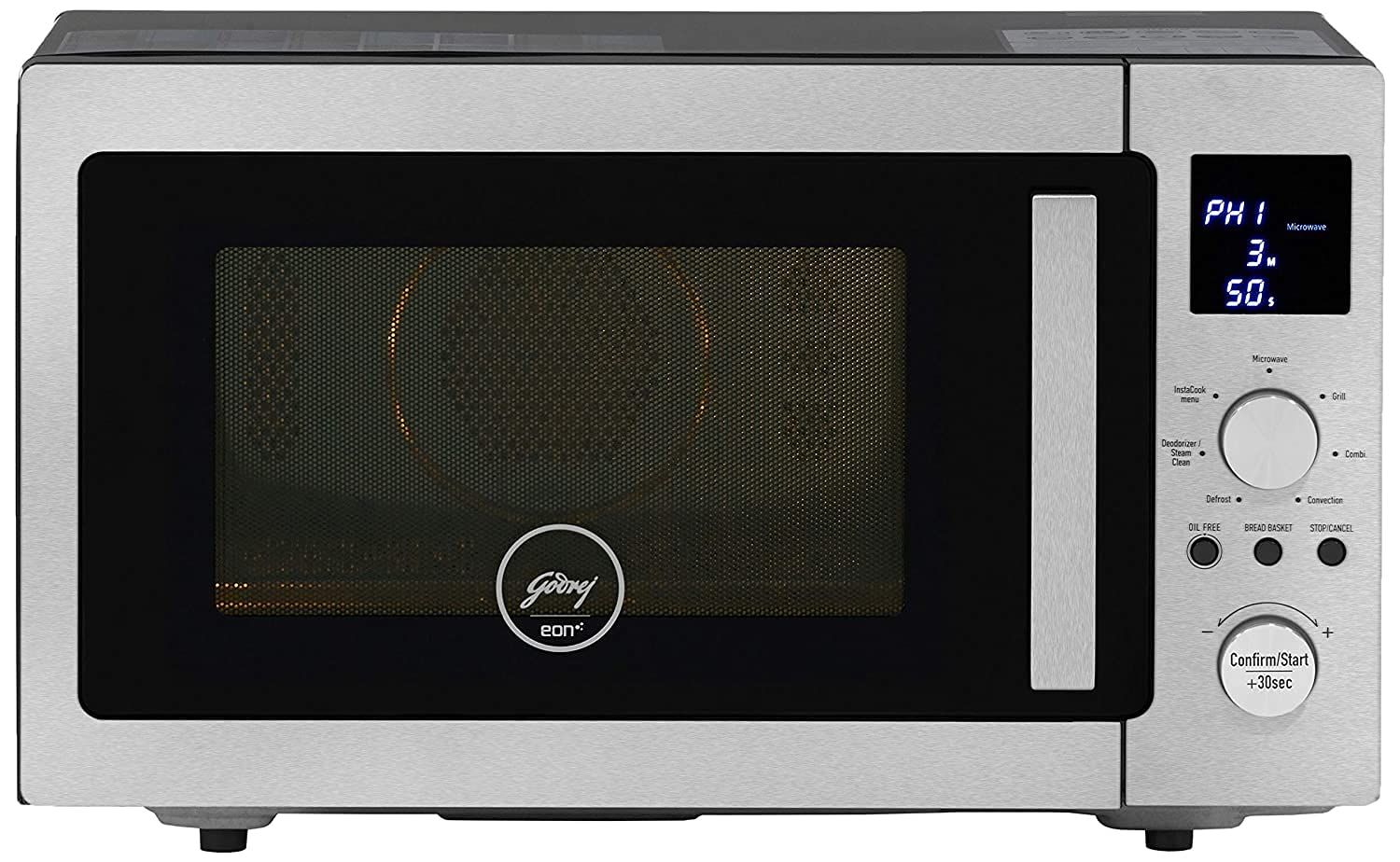 Godrej 28 L Inverter Convection Microwave Oven (GME 528 CIP1 QM Plain Elec, Silver) Godrej 28 L Inverter Convection Microwave Oven (GME 528 CIP1 QM Plain Elec, Silver) - Silver