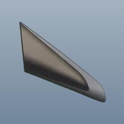 STRIPE RIGHT FRONT VISOR(TYPE-3) - Splendor+ - 83408AAEC00XS