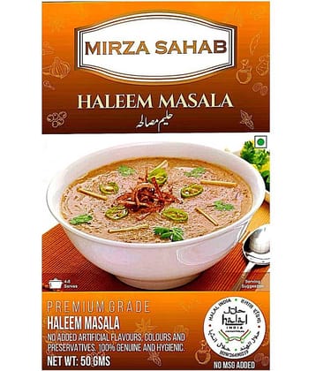 Mirza Sahab Haleem Masala Instant Mix 50 gm Pack of 4