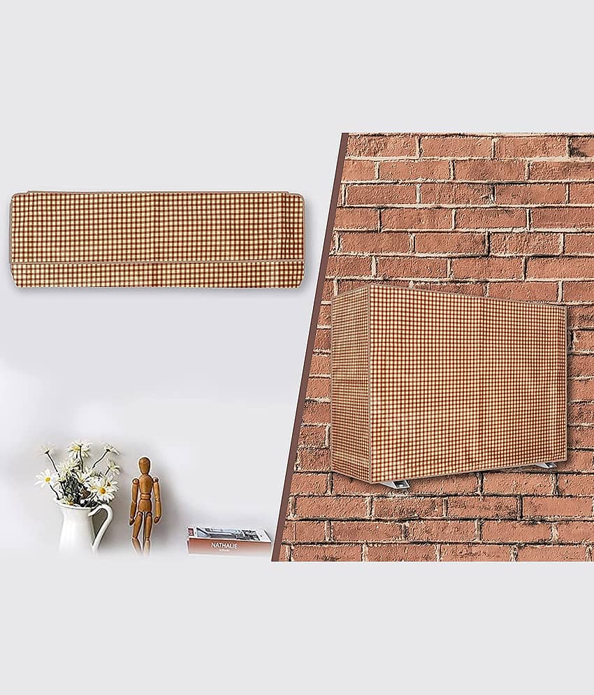 E-Retailer Single PVC Brown AC Cover for 2 Ton Split AC