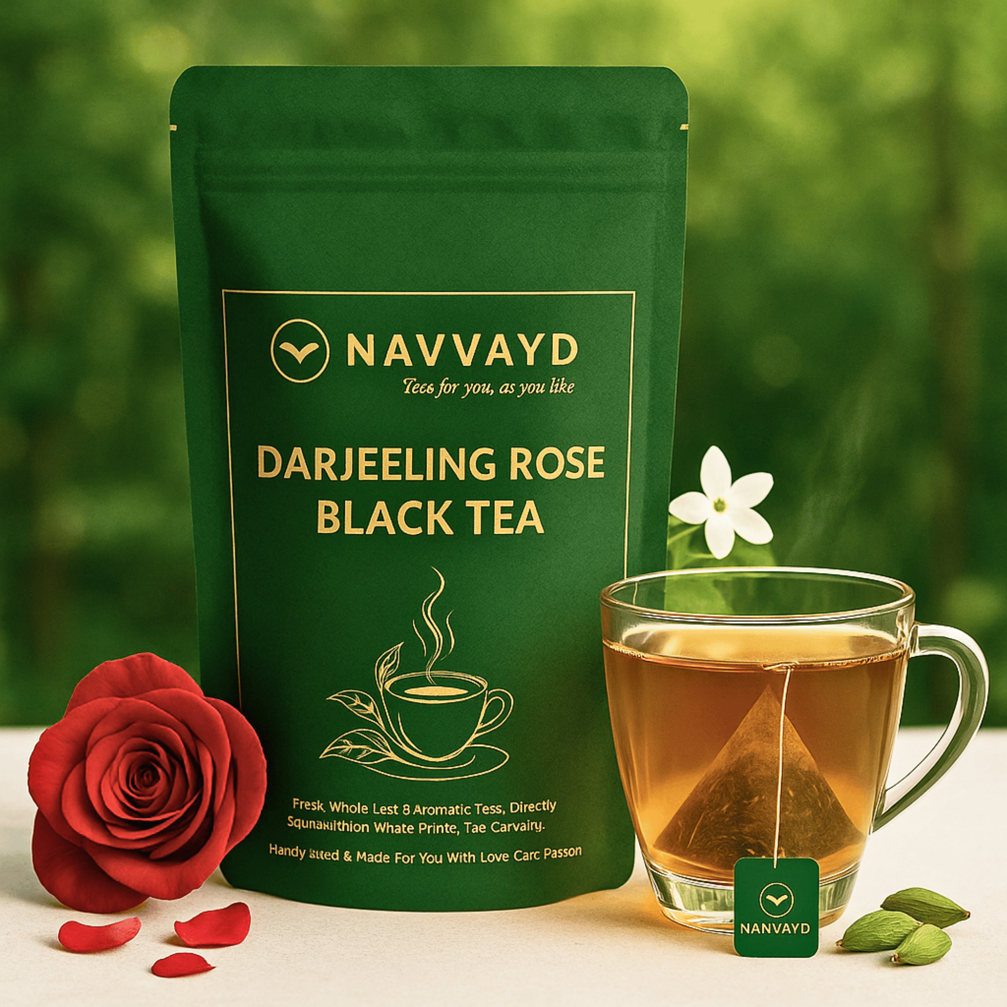 Darjeeling Rose Black Tea - Teabags-25 Teabags