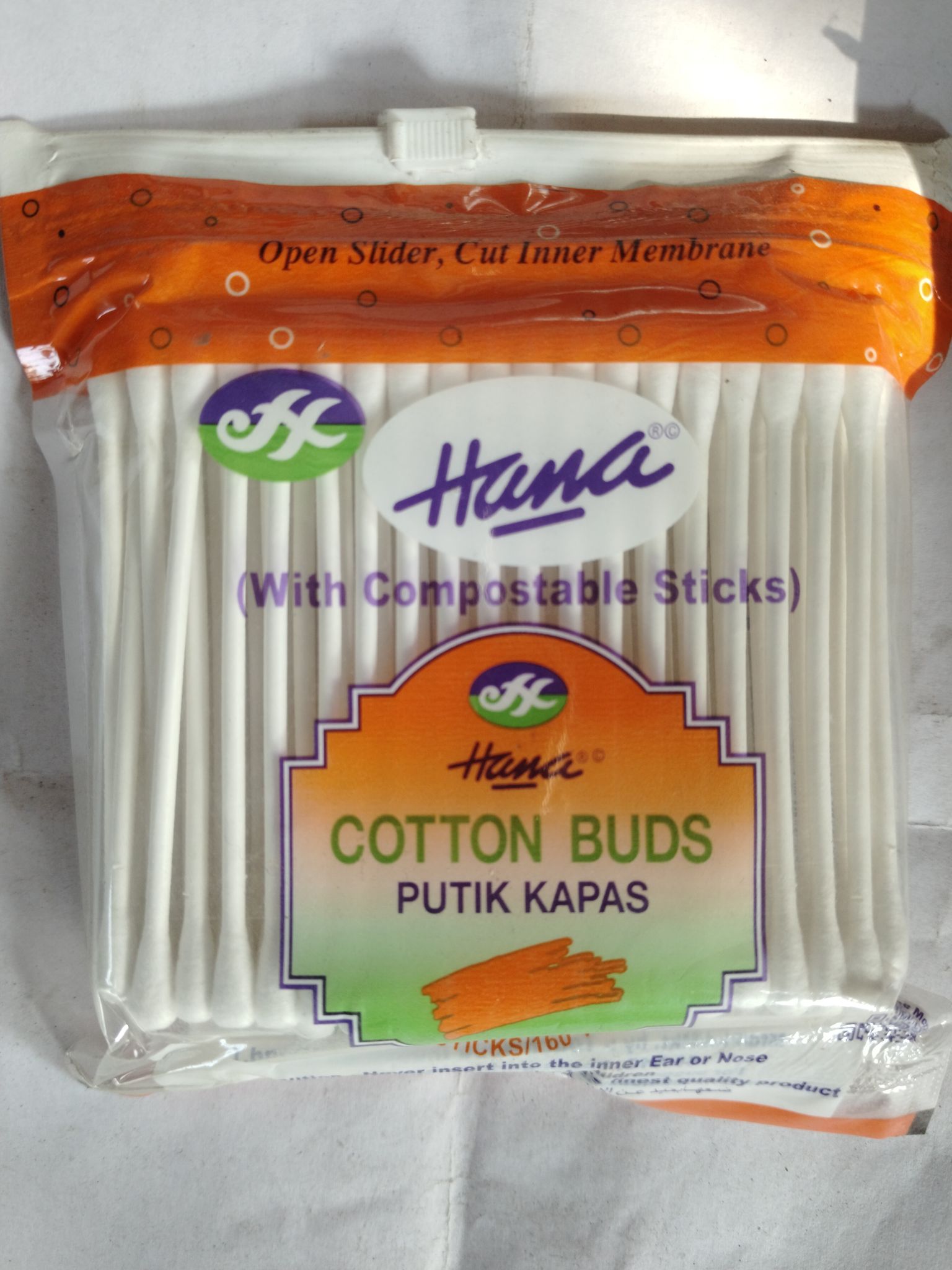 Hana Cotton buds Putik kapas 80sticks 