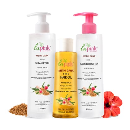 Methi Dana Ultimate Hair Fall Control Solution Combo