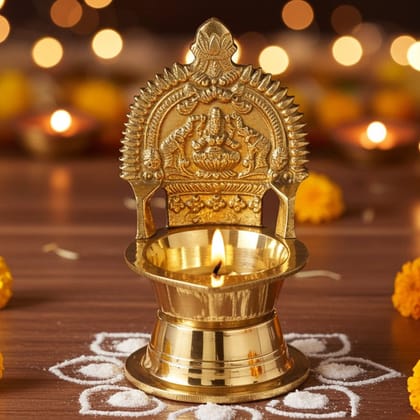 Brass Kamakshi Deepak No. 30 (ZMAS392 G)