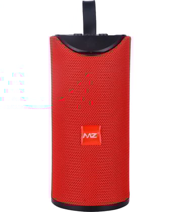 MZ M211 10 W Bluetooth Speaker Bluetooth V 5.0 with SD card Slot Playback Time 6 hrs Red