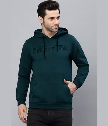 Rigo - Teal Fleece Regular Fit Men's Sweatshirt ( Pack of 1 )