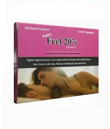 CackleS Feel 20S Capsule For Women (10X3=30) Capsule 10 No.S Pack of 3