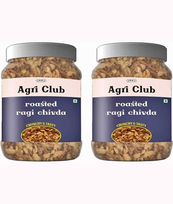 Agri Club Roasted Ragi Chivda 300gm, pack of 2, Each 150gm
