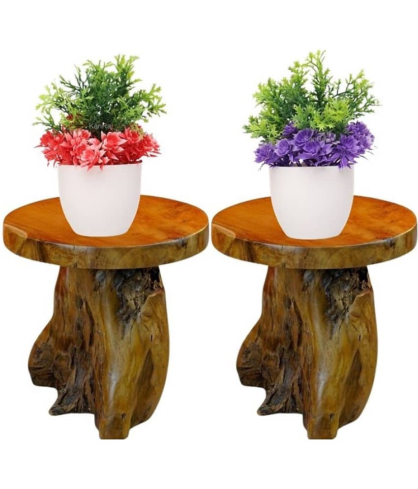 KanRaj - Green Wild Artificial Floating Flower ( Pack of 2 )