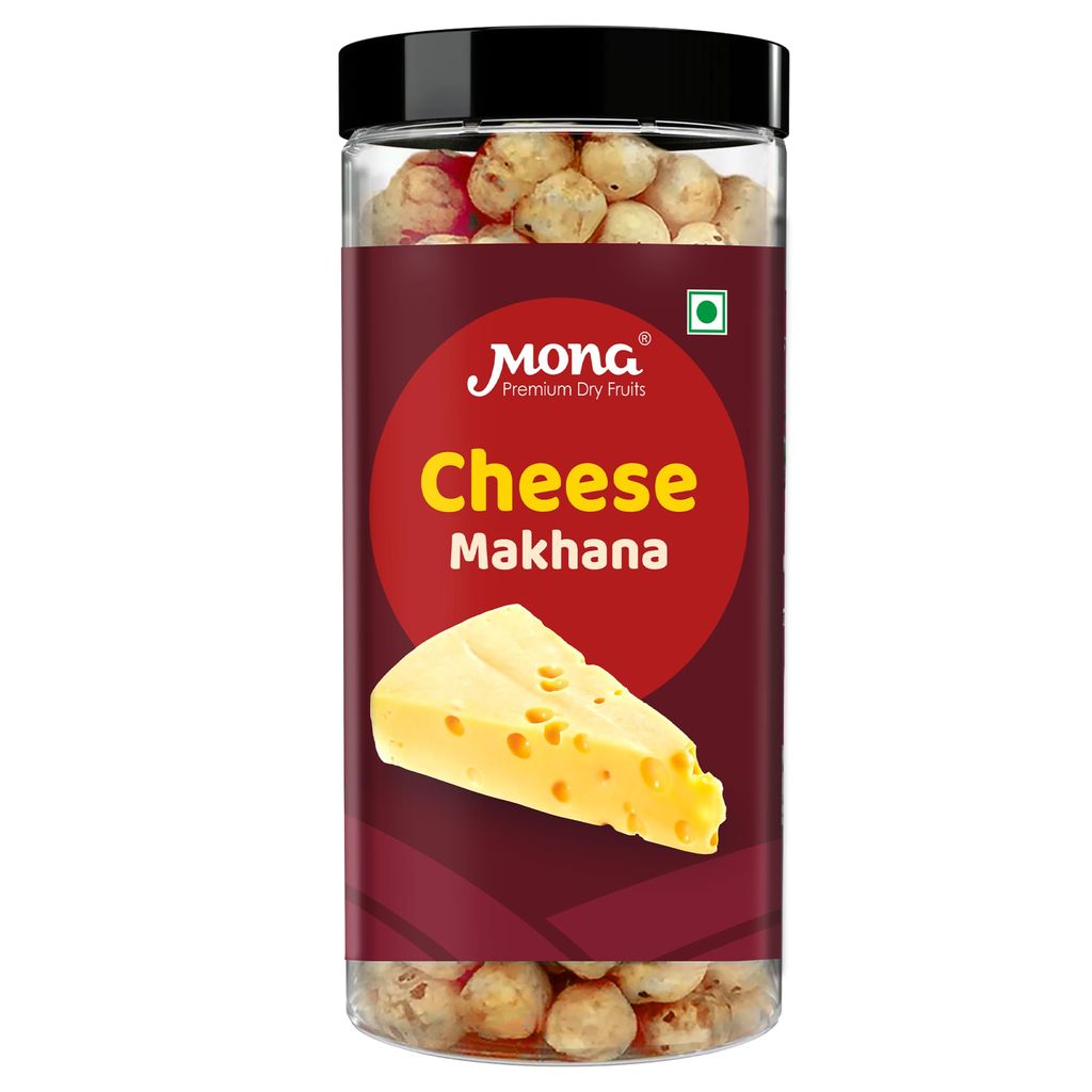 Mona Premium Cheese Makhana | Roasted Fox Nuts Healthy Snack
