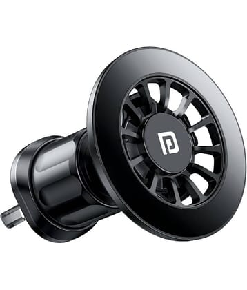 Portronics Mogun 2 Magnetic Universal Mobile Holder with 360degree Rotational, Navigational Friendly, Powerful Magnet Compatible with All Cars(Black)