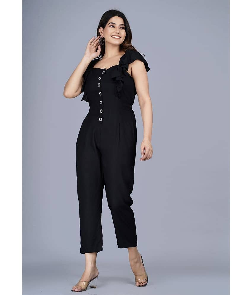 Aurelisa - Green Rayon Regular Fit Women's Jumpsuit ( Pack of 1 )