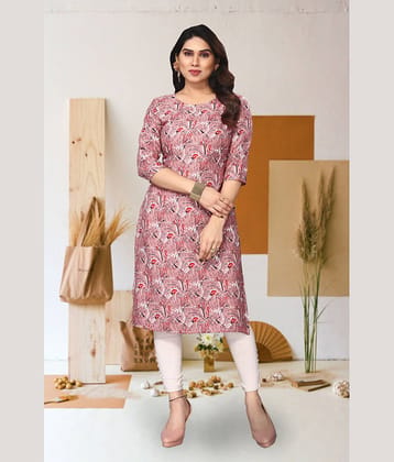 KETAKI FASHION Pack of 1 Crepe Printed Straight Women's Kurti - ( Multicolor )