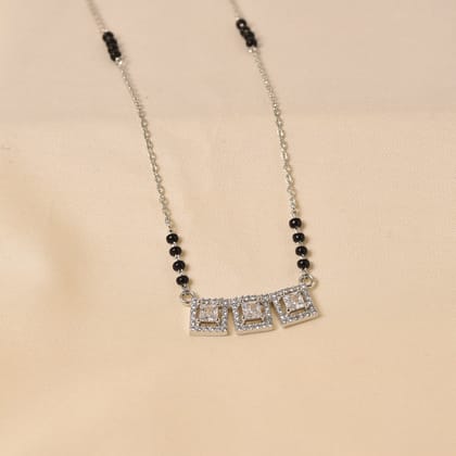 Princess Cut Half Beaded Mangalsutra