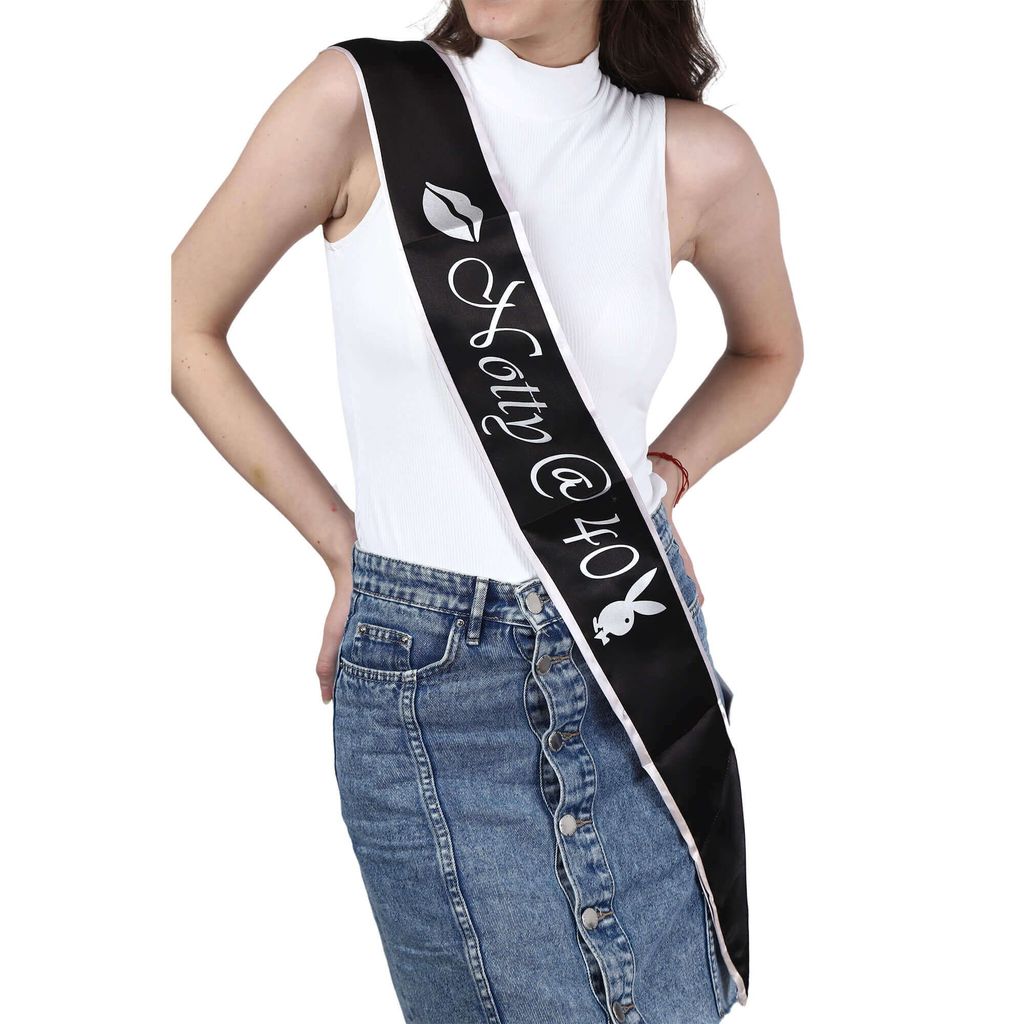 Notty @ 40 Sash - Party and Festive Needs | Buy online on ZillyBuy