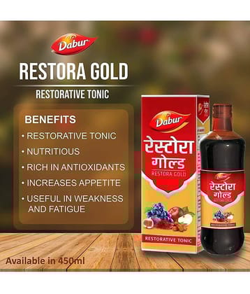 Dabur DABUR RESTORA GOLD 450 ML (PACK OF 2)