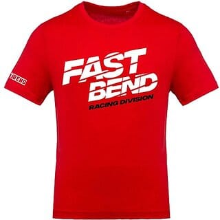 Fastbend Mens White Printed Cotton Blend Round Neck T-Shirt