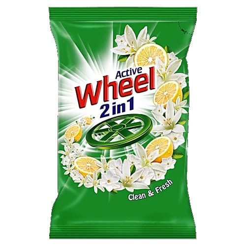 Wheel Green Lemon & Jasmine Detergent Powder, 4 kg