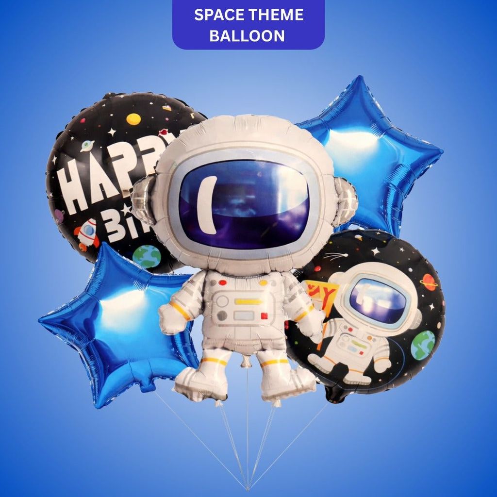 Space Theme Balloon Set - 5PC - Party and Festive Needs | Buy online on ZillyBuy