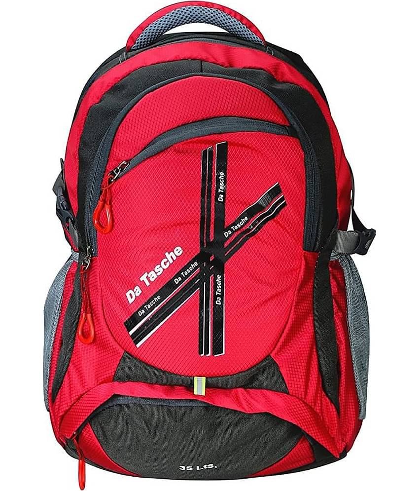 Da Tasche Grey Polyester College Bag