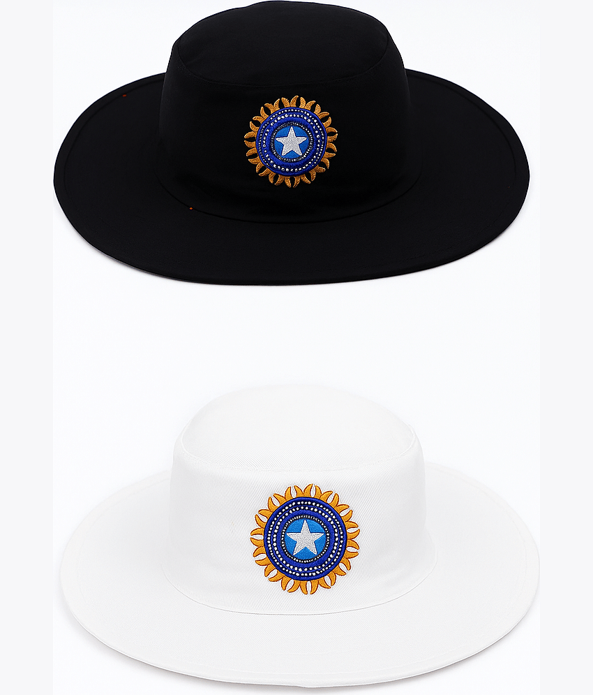 BAYEMA Pack of 2 Cotton Men's Hat ( Multiciolor 1 )