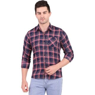 Baleshwar Men Multicolor Checks Casual Shirt (Pack of 1)