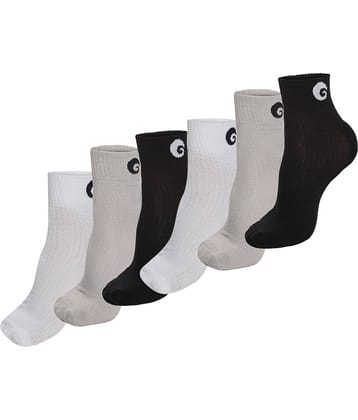 Omtex - Cotton Men's Self Design Multicolor Ankle Length Socks ( Pack of 6 )