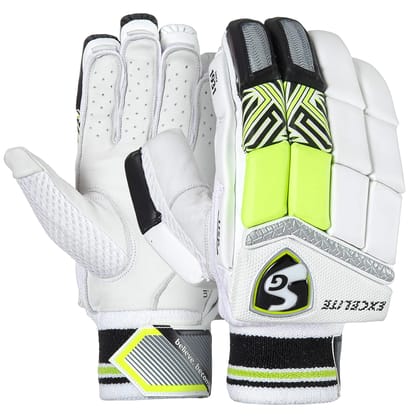 SG Excelite Batting Gloves High Quality Leather Palm (Size - MENS, Packing - 1 pair) by Total Sporting And Fitness Solutions Pvt Ltd