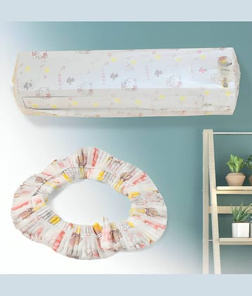 dust n shine Single Polyester Multi AC Cover for Split AC