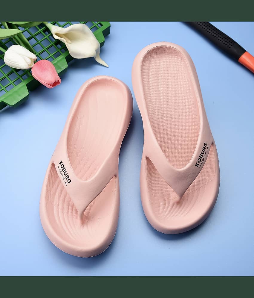 koburg Pink Women's Flip Flop