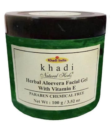 Khadi Aloevera Facial Gel with Vitamin E Cleanser 100 gm