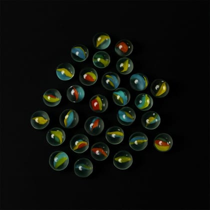 Glass Marbles for Kids Approx 35 (35 in 1)