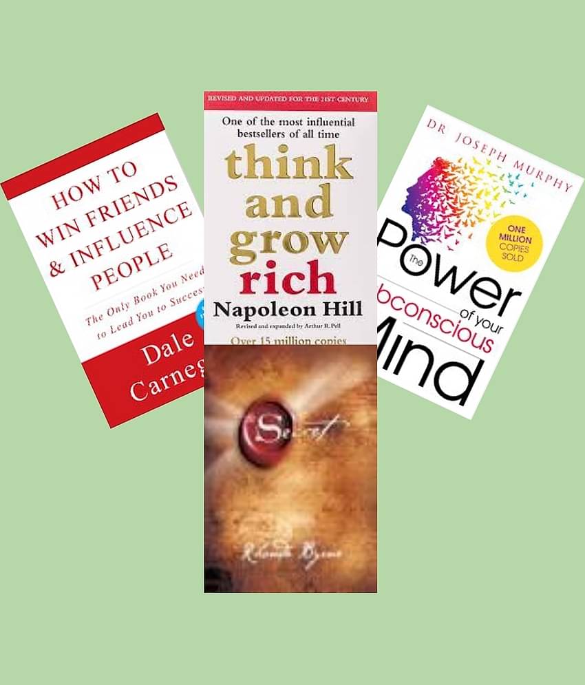 How to Win Friends and Influence People + Think And Grow rich + The Power of Your Subconscious Mind + The Secret
